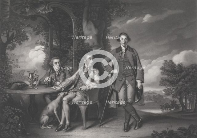 Inigo Jones Esq., The Honorable Henry Fane, and Charles Blair Esq., 1824-1899. Creator: James Scott.