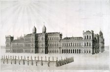 Inigo Jones's intended Whitehall Palace, London, 1749. Artist: DM Muller