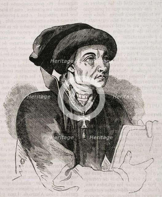 Inigo Lopez de Mendoza, (1398-1458), Spanish nobleman of the House of Mendoza, 1852.  Creator: Unknown.