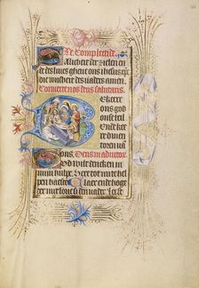 Initial B: The Entombment; Book of Hours, after 1460. Creator: Unknown