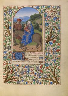 Initial C: A Man Praying; Bute Psalter, text and illumination about 1285. Creator: Bute Master