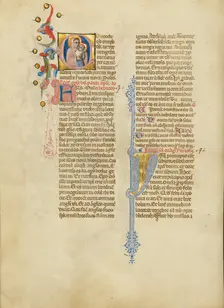Initial C: The Virgin and Child; Missal, between about 1389 and 1400. Creator: Master of the Brussels Initials