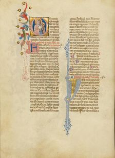 Initial C: The Virgin and Child; Missal, between about 1389 and 1400. Creator: Master of the Brussels Initials