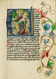 Initial C: The Virgin of the Immaculate Conception; Prayer Book, about 1470-1480. Creator: Workshop of Valentine Noh