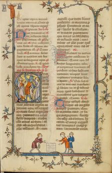 Initial C: The Massacre of the Innocents; Breviary, about 1320-1325. Creator: Unknown