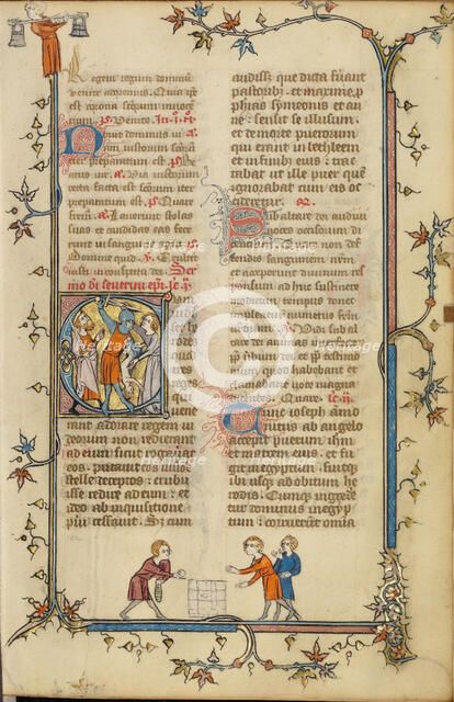 Initial C: The Massacre of the Innocents; Breviary, about 1320-1325. Creator: Unknown.