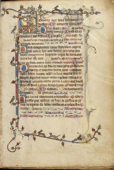 Initial C: The Resurrection; Ruskin Hours, about 1300. Creator: Unknown