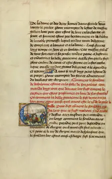 Initial C: Troops Loading Provisions onto a Ship; Roman de Gillion de Trazegnies, 1464. Creators: Lieven van Lathem, David Aubert