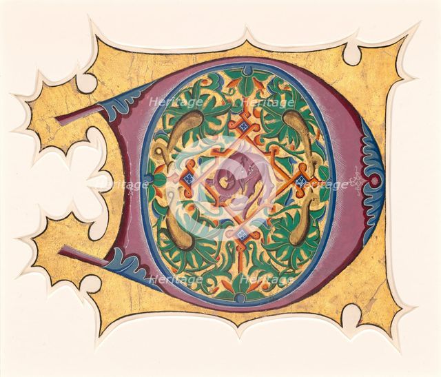 Initial D, 1430s. Creator: Master of the Cypresses.