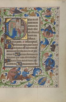 Initial D: The Visitation; Book of Hours, about 1450-1455. Creator: Master of the Lee Hours