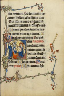 Initial D: The Adoration of the Magi; Ruskin Hours about 1300. Creator: Unknown