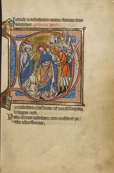 Initial D: The Betrayal of Christ; Psalter, mid-1200s. Creator: Unknown