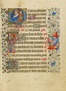 Initial D: The Flight into Egypt; Book of Hours, about 1430-1440. Creator: Fastolf Master