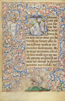 Initial D: The Lamentation; Hours of Simon de Varie, 1455. Creator: Master of Jean Rolin II
