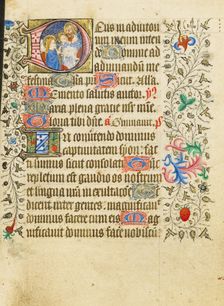 Initial D: The Presentation in the Temple; Book of Hours, about 1430-1440. Creator: Fastolf Master