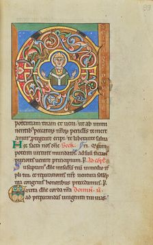 Initial E: An Archbishop; Stammheim Missal, probably 1170s. Creator: Unknown