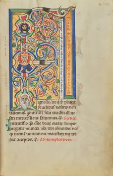 Initial F: The Tree of Jesse; Stammheim Missal, probably 1170s. Creator: Unknown