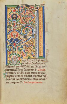 Initial F: The Tree of Jesse; Stammheim Missal, probably 1170s. Creator: Unknown