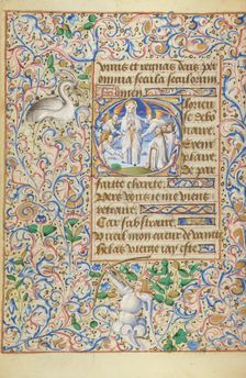 Initial G: The Assumption of the Virgin; Hours of Simon de Varie, 1455. Creator: Master of Jean Rolin II