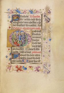 Initial G: The Betrayal of Christ; Book of Hours, after 1460. Creator: Unknown