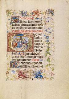 Initial G: The Deposition; Book of Hours, after 1460. Creator: Unknown