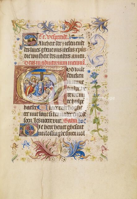Initial G: The Deposition; Book of Hours, after 1460. Creator: Unknown.