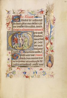 Initial G: The Flagellation; Book of Hours, after 1460. Creator: Unknown