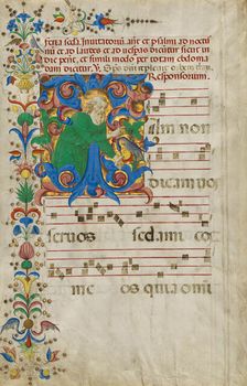 Initial I: God the Father Blessing, early 1460s. Creator: Francesco di Antonio del Chierico