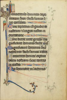 Initial I: The Descent into Limbo; Ruskin Hours, about 1300. Creator: Unknown