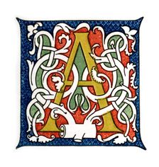 Initial letter A (1843).Artist: Henry Shaw