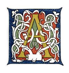 Initial letter A (1843).Artist: Henry Shaw