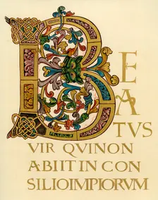 Initial letter B 980-1000 AD