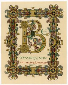 Initial letter B 1012-1023