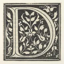 Initial letter D, ca. 1495., ca. 1495. Creator: Anon