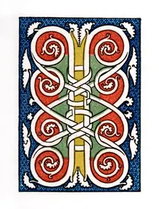 Initial letter I 1476, (1843). Artist: Henry Shaw