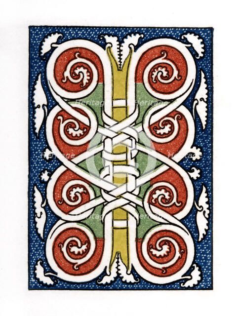 Initial letter 'I', 1476, (1843). Artist: Henry Shaw