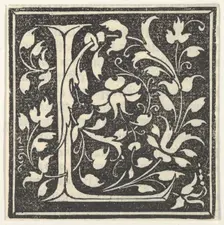Initial letter L, ca. 1495., ca. 1495. Creator: Anon