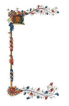 Initial letter M c1410, (1843).Artist: Henry Shaw