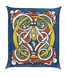 Initial letter O c15th century, (1843).Artist: Henry Shaw