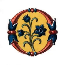Initial letter O late 15th century, (1843).Artist: Henry Shaw