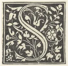 Initial letter S, ca. 1495., ca. 1495. Creator: Anon