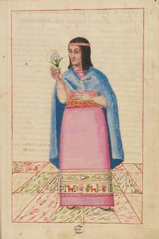 Initial N: A Man Holding a Wheat Sheaf; Bute Psalter, text and illumination about 1285. Creator: Bute Master