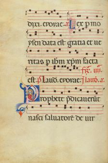Initial P: Isaiah; Antiphonal, late 13th century. Creator: Unknown