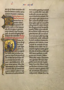 Initial P: Saint Paul, about 1260-1270. Creator: Unknown