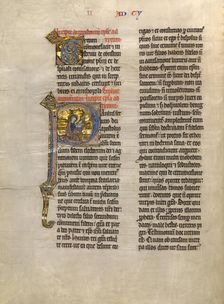 Initial P: Saint Paul, about 1260-1270. Creator: Unknown