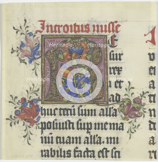 Initial R, c1480-1500. Creator: Unknown.