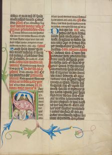 Initial S: Pentecost; Collegium Ducale, about 1420-1430. Creator: Master Michael