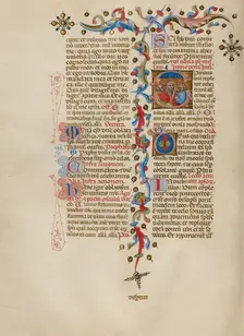 Initial S: Pentecost; Missal, between about 1389 and 1400. Creator: Master of the Brussels Initials