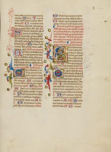 Initial S: Saint Urban; Missal, between about 1389 and 1400. Creator: Master of the Brussels Initials