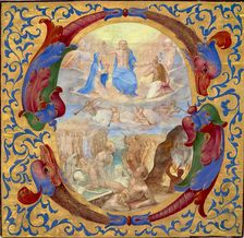 Initial S: The Last Judgment, about 1567-1572. Creator: Unknown